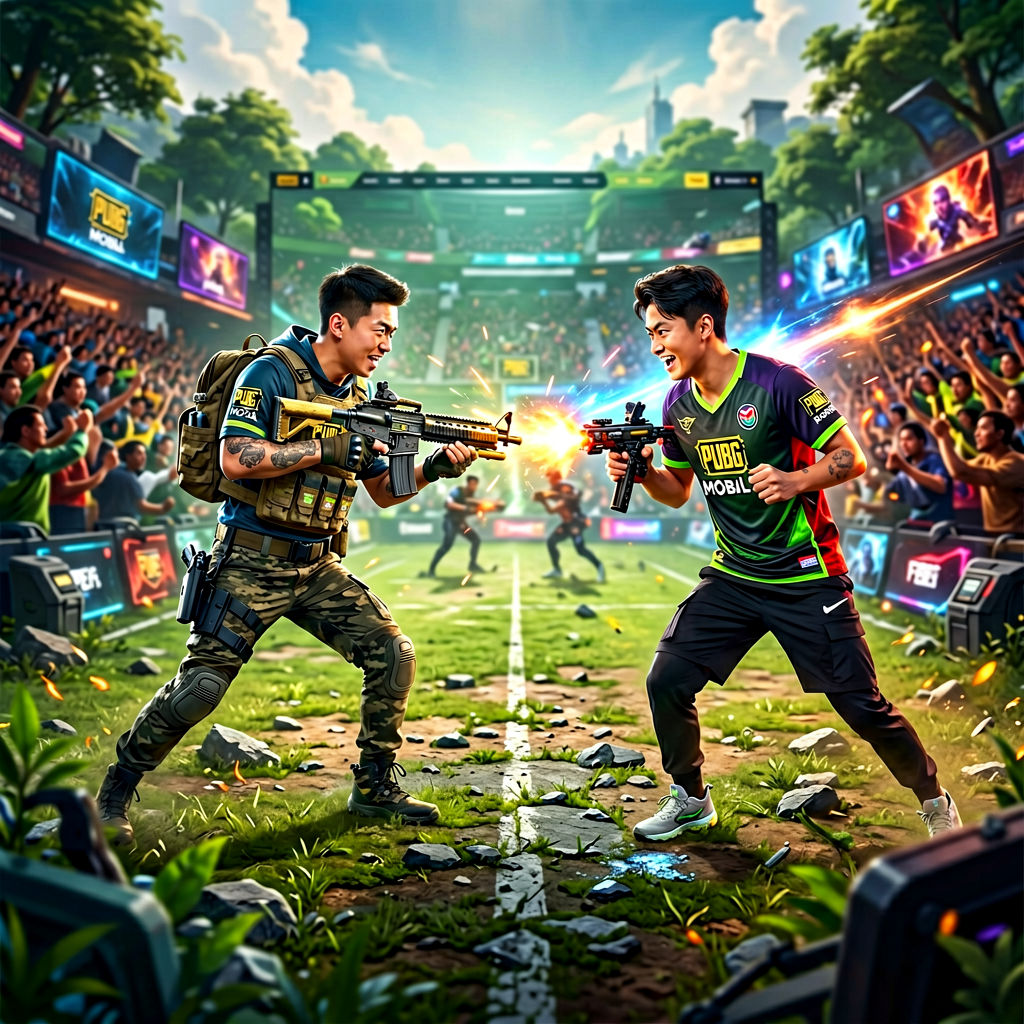 PUBG Mobile职业联赛精彩对决画面
